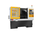 Centre de tournage automatique CNC haute précision haute vitesse à banc incliné 4 axes 6 postes à outils 380V pour la découpe des métaux