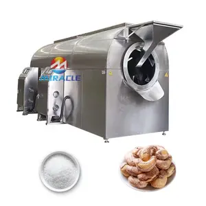 Factory Supply Macadamia Nut Roaster Electric Almond Coffee Cocoa Bean Roasting And Cooling Line