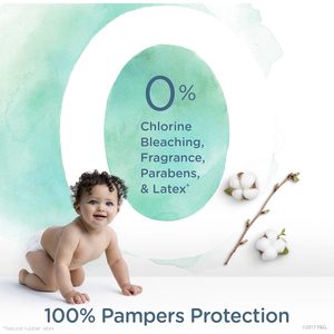 Lot de 52 couches pour bébés 100 % coton pur, taille 4, hypoallergéniques, non parfumées, tissées, protection renforcée, vente en gros - Product Image 4