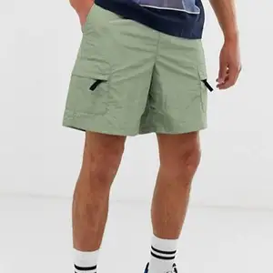 Высокое качество, индивидуальный дизайн, 100% нейлоновые спортивные шорты, зеленые шорты-карго для мужчин