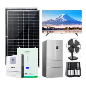 Système de panneaux d'énergie solaire hybride tout-en-un hors réseau 5Kva Système de stockage solaire 5Kw 10Kw 12Kw complet pour la maison