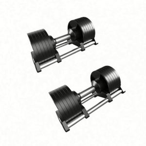 Ensemble d'haltères réglables en fonte électrolytique pour salle de sport - Haute qualité, durable, gamme de poids de 2,5 à 80 kg, entraînement complet - Product Image 4