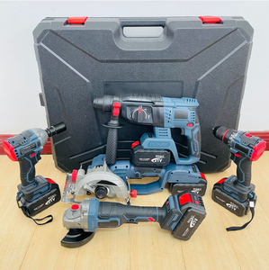 21V tốt nhất Pin Lithium không dây điện khoan điện Máy khoan không chổi than khoan công cụ Combo Set - Product Image 3