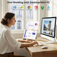 Moniteur Portable OEM ODM 15,6 Pouces, Extension d'Écran d'Ordinateur Portable, Double Écran Portable, Triple Écran