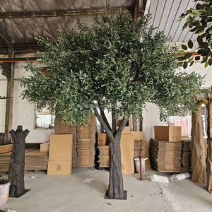 Tamaño y Forma Personalizados, Aspecto Natural, Fácil de Instalar, Plantas Grandes, Árbol Verde, Olivo Artificial para Interiores, Hogar, Hotel - Product Image 1