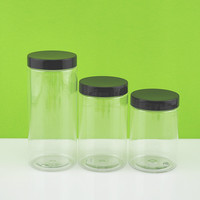 Pot en plastique de 1oz 2oz 3oz 4oz 5oz de haut