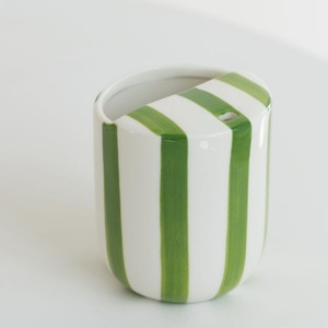 Mug à expresso 12oz 300ml en céramique et porcelaine, design créatif classique, peint à la main, rayé, adapté aux aliments, pour la maison et les restaurants - Product Image 4