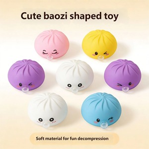Juguete Blandito Personalizado con Forma de Dumpling, Juguete Sensorial Kawaii para Aliviar el Estrés, Regalo para Niños y Adultos - Product Image 1