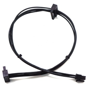 45CM 미니 4핀에서 <span class=keywords><strong>2</strong></span> SATA 전원 공급 케이블 메인보드 인터페이스용 소형 4핀에서 <span class=keywords><strong>2</strong></span> SATA SSD 케이블 전원 공급 변환기 - Product Image 1