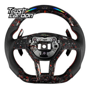 <span class=keywords><strong>Volant</strong></span> sport en fibre de carbone personnalisé avec écran LED intelligent pour Mercedes-Benz W204 W212 2011-2015 CLA GLA C63 CLS63 <span class=keywords><strong>AMG</strong></span> - Product Image 1