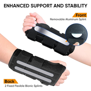 Protège-poignet isolé avec plaque en aluminium en tissu OK Attelle de soutien réglable respirante pour une utilisation à droite - Product Image 2