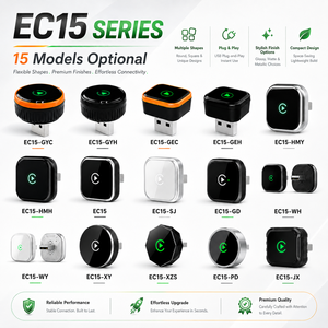 Adaptador Inalámbrico 2 <span class=keywords><strong>en</strong></span> 1 para CarPlay y Android Auto, Conexión USB Plug and Play, Adaptador USB-A a Tipo-C Gratuito - Product Image 6