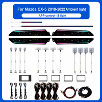 Ambientebeleuchtung Auto USB 18-in-1 Sternenlicht 64 Farben für Mazda CX-5 2017-2024