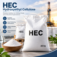 Bubuk HEC Hidroksi Etil Selulosa Premium, Aditif Kimia untuk Cairan Pengeboran Minyak dan Aplikasi Konstruksi