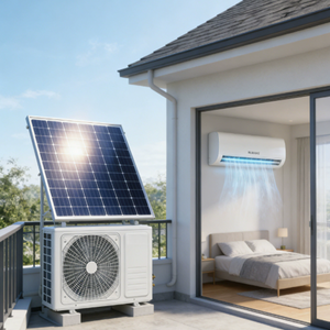 <span class=keywords><strong>Climatiseur</strong></span> solaire autonome 48V DC Inverter Split 9000BTU-24000BTU Réfrigérant R32 Zéro Facture Électrique Usine - Product Image 4