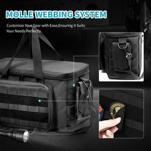 Bolsa de patrulla Tactical Gear Storager Range Gun Bag Bolsa DE SERVICIO DE oficial Organizador de asiento delantero de coche con espacio de almacenamiento múltiple - Product Image 4