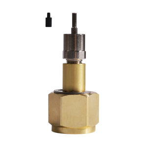 Tanque de cilindro de CO2 de latón, 8g, 12g, <span class=keywords><strong>16G</strong></span>, adaptador de cargador de aguja de recarga de cartucho para accesorios de Paintball, cartuchos de Co2 recargables - Product Image 1