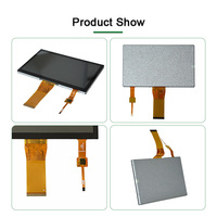 Layar Sentuh LCD TFT 7 Inci Kustom dengan Antarmuka RGB LVDS, Kecerahan Tinggi, Optical Bonding 800*480/1024*600