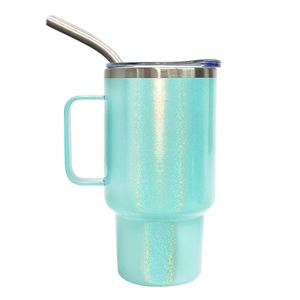 Vasos de Acero Inoxidable de Doble Pared con Brillo Holográfico para Sublimación, Vasos Mini de 3 oz - Product Image 2