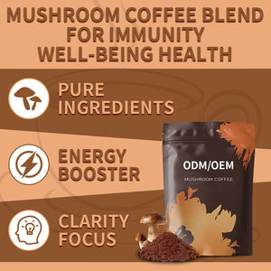 Organic <strong>Decaf</strong> Mushroom <strong>Coffee</strong> Blend with Chicory Root Lions Mane and Reishi Adaptogenic Superfood Mix for Energy Focus and - Product Image 2