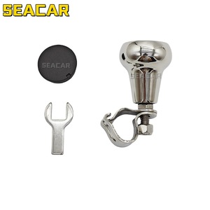Seacar Poignée de direction de bateau en acier inoxydable avec boule d'assistance, quincaillerie marine 316 pour modernisation et remplacement - Product Image 4