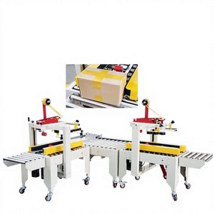 Machine de fermeture de boîtes/étuis, machine de scellage de cartons avec unité de collage latéral, machine d'emballage de cartons, machine de fabrication de boîtes en carton - Product Image 1