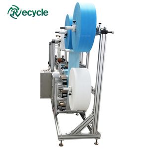 Mesin Pembuat Kain Masker Nonwoven 3 Lapis Kecepatan Tinggi 300 pcs/menit, Otomatis dengan Tali Telinga Lebar dan Elastis - Product Image 3