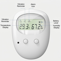 Alarme d'énurésie sans fil, réutilisable, portable et rechargeable avec capteur de vibration et alerte sonore pour enfants et personnes âgées souffrant d'incontinence