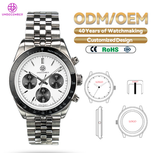 Reloj de Pulsera de Cuarzo para Hombre, Resistente al Agua, con Logotipo Personalizado, Marca Privada OEM, Venta al Por Mayor, Undecember - Product Image 1
