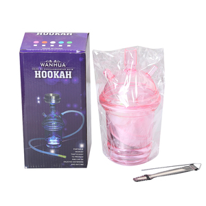 Juego de Vasos de Shisha al por Mayor, Logotipo Personalizado, Narguile Portátil para Auto, Shisha Acrílica, Mini Narguile LED - Product Image 2
