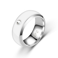 Anneau NFC durable direct d'usine Nouveau design en silicone connectable par Bluetooth Programmable et étanche avec garantie d'un an