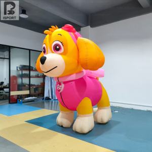 3m 높이의 팽창식 포우 마스코트 패트롤 인형 캐릭터 만화 마샬 강아지 마스코트 의상 (성인용) - Product Image 5