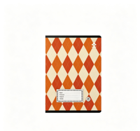 Cuaderno Escolar Personalizable con Encuadernación Tipo Saddle Bound, con Patrón Personalizado y Opción de Logotipo Personalizado