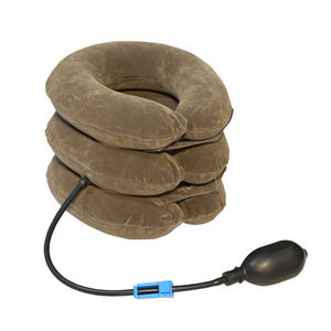 통증 완화 공압 목에 대한 조정 가능한 풍선 자궁 경부 견인 장치 공기 목 견인 정형 칼라 버팀대 - Product Image 2