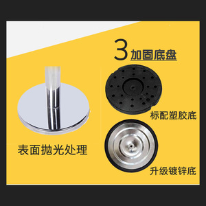 Barrière de file d'attente en acier inoxydable 180 cm avec ceinture rétractable pour aéroport, banque, hôpital, concert - Product Image 2