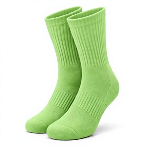Calcetines de Algodón Unisex al por Mayor, Logotipo Personalizado Bordado, Calcetines Deportivos de Alta Calidad, Calcetines de Tobillo Tejidos con Amortiguación para Hombre y Mujer - Product Image 1