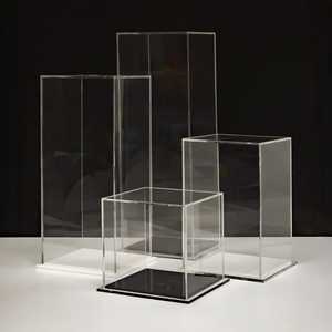 <strong>Acrylic</strong> UV Resistance <strong>Display</strong> <strong>Case</strong> Dustproof Tall Clear <strong>Acrylic</strong> Boxes for Model Dolls Waterproof Cube Hobby Showcase Boxes - Product Image 1