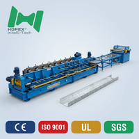 Máquina Formadora de Bandejas Portacables Continuas en Línea, Máquina para Fabricar Bandejas Portacables de 50-600 mm Galvanizadas