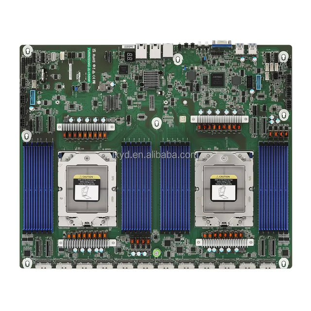 ASRock Rack TURIN2D24G-2L+/500W New Proprietary Dual Socket SP5 (LGA 6096) Supports AMD EPYC 9005*/9004 & 97x4 Series DDR5