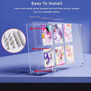 Étui de rangement premium en acrylique pour cartes gradées avec fermeture à bouton, présentoir pour cartes de sport et de jeu - Product Image 6