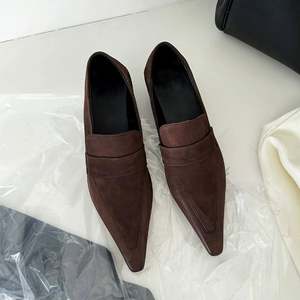 2024 European American Workplace Low Heeled Shoes Are Versatile Advanced Feeling Feeling Commuting Casual Soft Soled Fule Shoes - Product Image 5