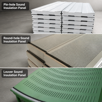 Panneau acoustique en métal micro-perforé, isolation phonique, réduction du bruit, panneaux insonorisants pour murs, directement de l'usine