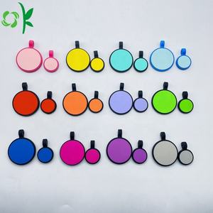 OKSILICONE แท็กสัตว์เลี้ยงสำหรับสุนัขแมว,ป้ายซิลิโคนแกะสลักป้ายประจำตัวสัตว์เลี้ยงเป็นมิตรกับสิ่งแวดล้อมมี2สี - Product Image 6