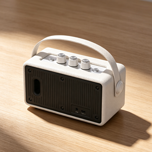 OZZIE Z3 Speaker Portabel Vintage dengan Lampu LED RGB 5.4, Siap untuk Karaoke, Cocok untuk Ponsel & Komputer