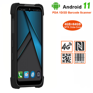 견고한 안드로이드 <span class=keywords><strong>PDA</strong></span> 데이터 수집기 4G RAM 64 ROM 2D 바코드 스캐너 4G Lte WiFi GPS NFC 휴대용 터미널 - Product Image 2