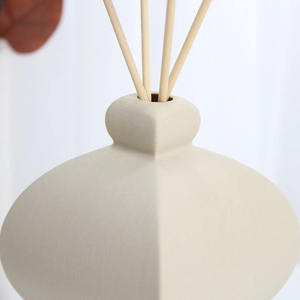 350ml Large Matte Fragrance Reed <b>Diffuser</b> Ceramic Bottle <b>with</b> <b>Stick</b>,reed <b>Diffuser</b> Bottle,essential Oil <b>Diffuser</b> - Product Image 5