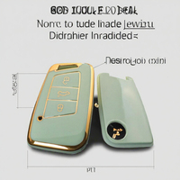 Vente en gros de coques de clés de voiture KOLEN en TPU, accessoires de voiture haut de gamme, résistantes aux rayures, légères, pliables, Passat B8 D3