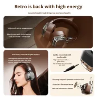 Earphone Olahraga Edisi Retro Laris Manis JL Metal Peredam Kebisingan Aktif IPX4 Tahan Air Daya Tahan Baterai Ultra Panjang Nirkabel