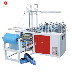 India Cheapest Price Disposable Shoe Cover Machine Ultrasonic Automatic Nonwoven PE Plastic Shoe Cover Making Machine