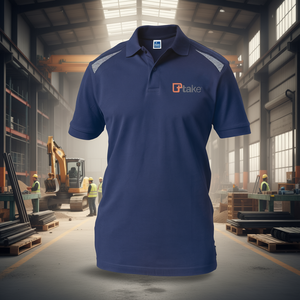 Ttake Polo à manches courtes Regular Workwear Noir L - Product Image 3